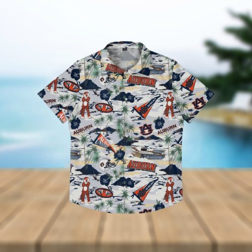 Auburn Tigers Thematic Stadium Print hawaiian Shirt