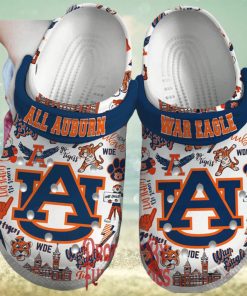 Auburn Tigers War Eagle Crocs Shoes