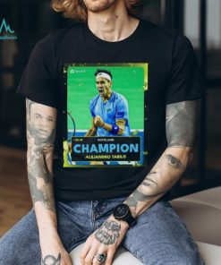 Auckland Champions Is Alejandro Tabilo Defeats Taro Daniel at ASB T shirt