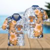 Michigan Wolverines Short Sleeve Button Up Tropical Hawaiian Shirt VER04