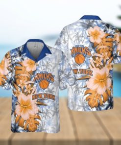 Authentic Hawaiian Shirt New York Knicks Theme