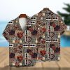 Michigan Wolverines Short Sleeve Button Up Tropical Hawaiian Shirt VER022