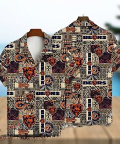 Authentic Hawaiian Shirt with Chicago Bears NFL Apparel