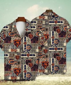 Authentic Hawaiian Shirt with Chicago Bears NFL Apparel