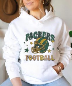 Awesome Green Bay Packers Football Helmet Stars T Shirt