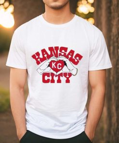 Awesome Official Kansas City Chiefs Heart Hands shirt