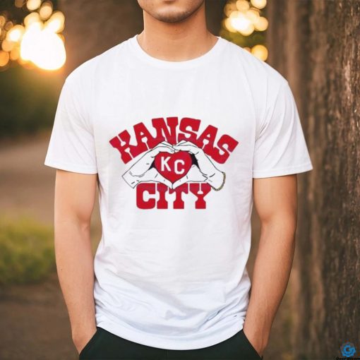 Awesome Official Kansas City Chiefs Heart Hands shirt