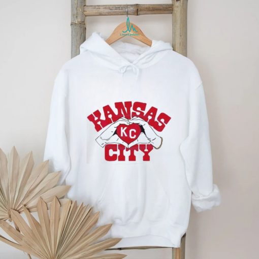 Awesome Official Kansas City Chiefs Heart Hands shirt
