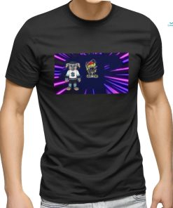 Awesome Seattle Kraken VS Columbus Blue Jackets NHL 2024 mascot cartoon hockey shirt