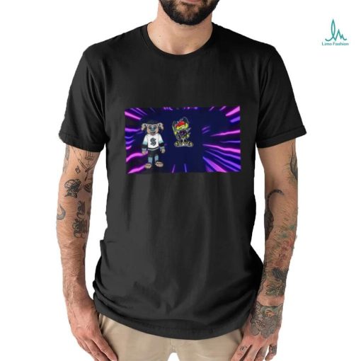 Awesome Seattle Kraken VS Columbus Blue Jackets NHL 2024 mascot cartoon hockey shirt