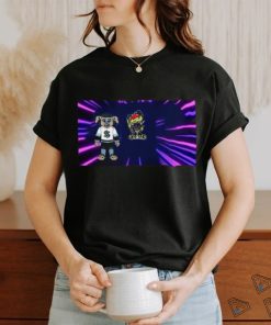 Awesome Seattle Kraken VS Columbus Blue Jackets NHL 2024 mascot cartoon hockey shirt