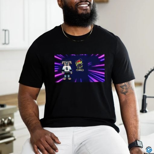 Awesome Seattle Kraken VS Columbus Blue Jackets NHL 2024 mascot cartoon hockey shirt