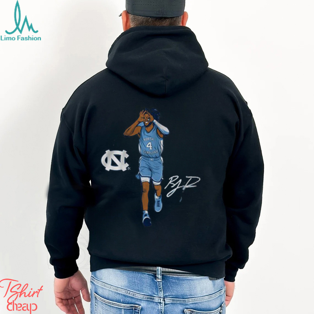 Awesome Unc basketball r.j. davis superstar pose signature shirt Awesome Unc basketball r.j. davis superstar pose signature shirt