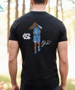 Awesome Unc basketball r.j. davis superstar pose signature shirt