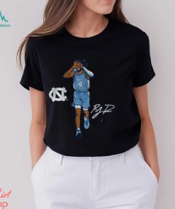 Awesome Unc basketball r.j. davis superstar pose signature shirt