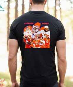 Awesome clemson Tigers football players graphic shirt