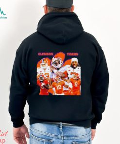 Awesome clemson Tigers football players graphic shirt