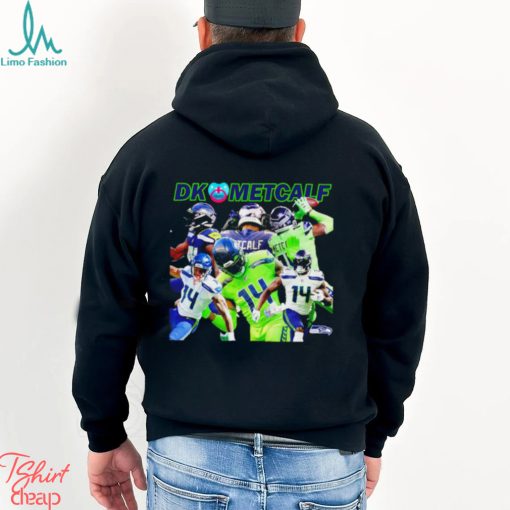 Awesome dK Metcalf Seattle Seahawks football graphic shirt
