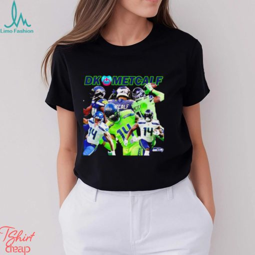 Awesome dK Metcalf Seattle Seahawks football graphic shirt