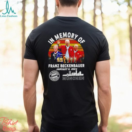 Awesome in memory of Franz Beckenbauer Munchen FC Vintage shirt