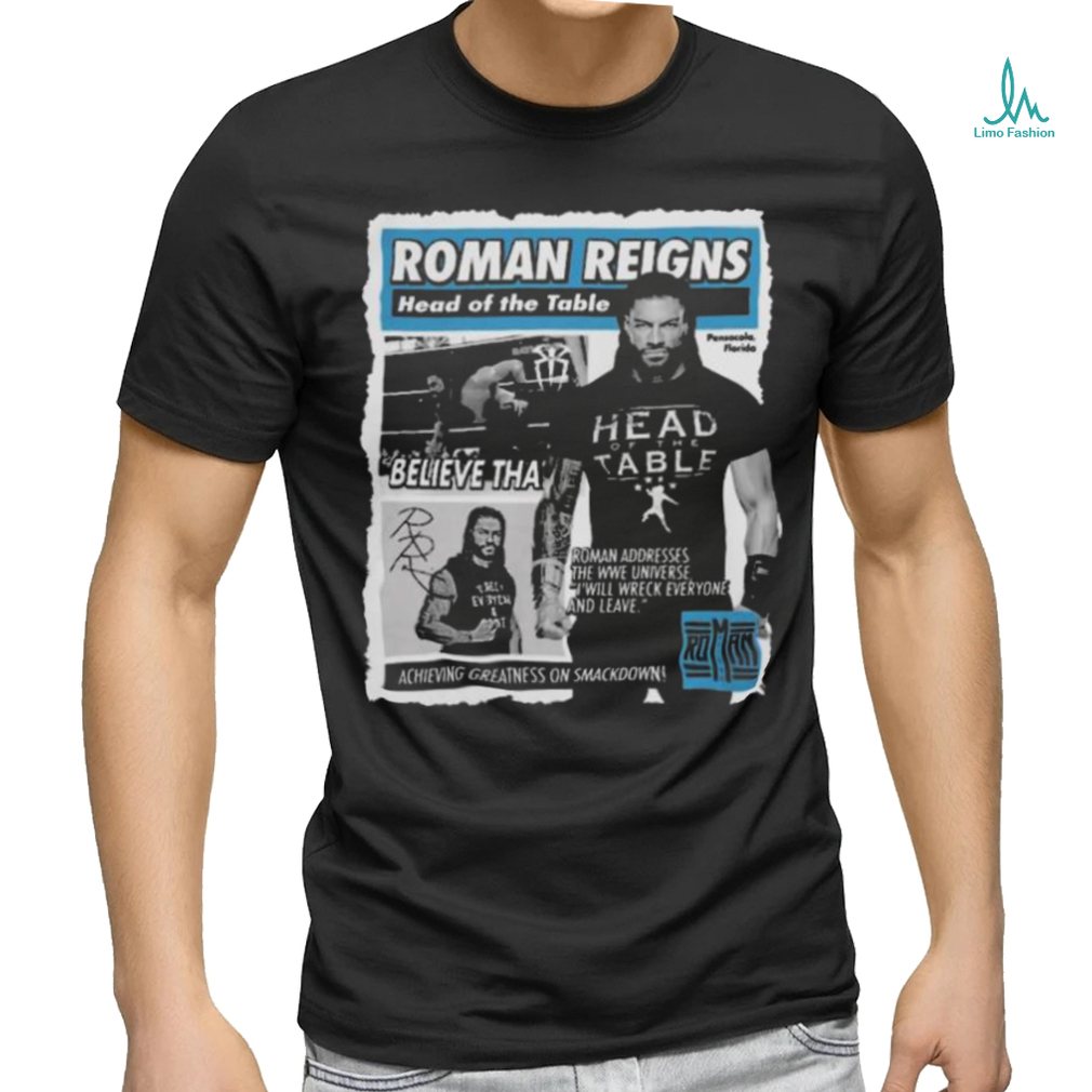 Awesome roman Reigns Newspaper T Shirt Awesome roman Reigns Newspaper T Shirt