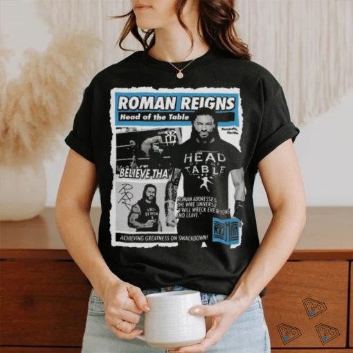 Awesome roman Reigns Newspaper T Shirt