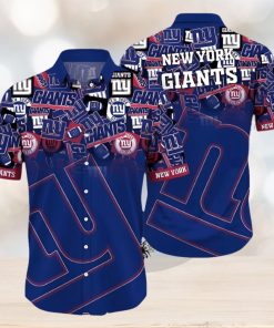 BEST New York Giants NFL Hawaiian Shirt Trends Summer Short Sleeve Button Down Shirt For Sports Fans