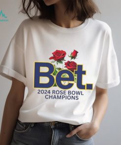 BET. 2024 Rose Bowl CHAMPION Michigan Flower Shirt