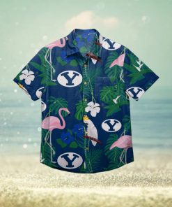 BYU Cougars Floral Hawaiian Shirt