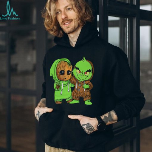 Baby Grinch And Groot Best Friend T Shirt