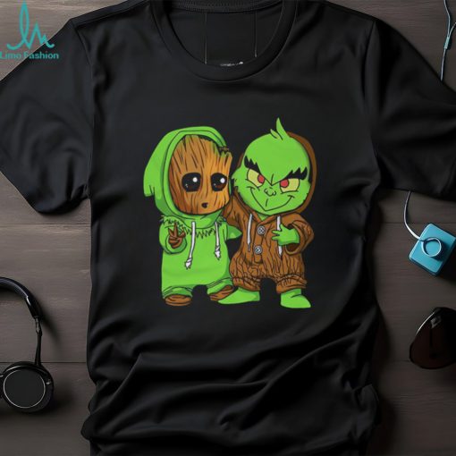 Baby Grinch And Groot Best Friend T Shirt