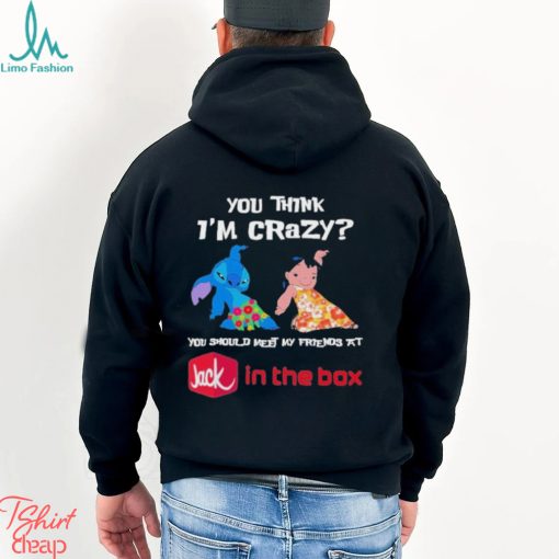 Baby Stitch And Lilo Pelekai Admit it now working at Jack in the box would be Boring with me shirt