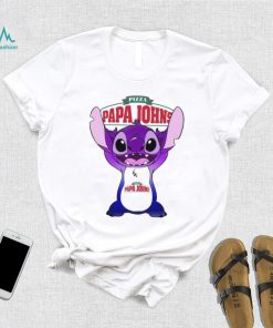 Baby Stitch Funny Papa John’s Logo Shirt