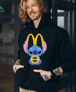 Baby Stitch Hug Sunflower Mcdonald’s Logo T Shirt