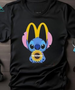 Baby Stitch Hug Sunflower Mcdonald’s Logo T Shirt
