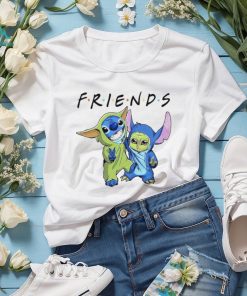 Baby Stitch and Baby Yoda Friends Star Wars Shirt