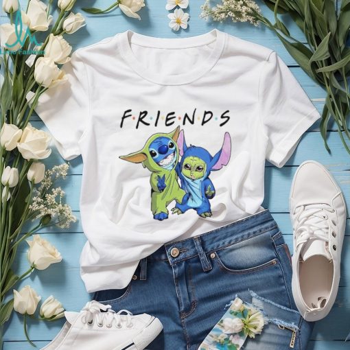 Baby Stitch and Baby Yoda Friends Star Wars Shirt