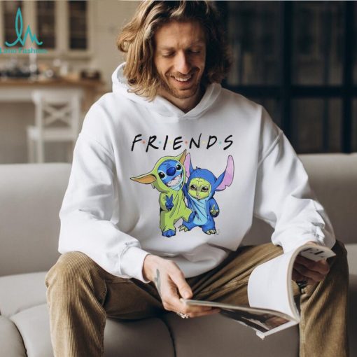 Baby Stitch and Baby Yoda Friends Star Wars Shirt