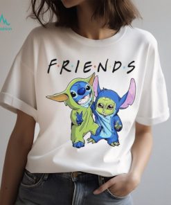 Baby Stitch and Baby Yoda Friends Star Wars Shirt