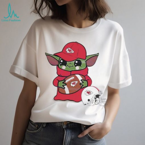 Baby Yoda Chiefs Football Helmet 2024 shirt
