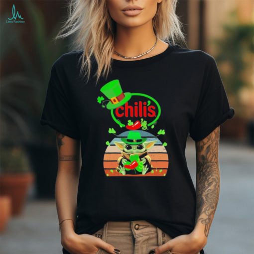 Baby Yoda Chili’s St Patrick’s Day 2024 vintage shirt