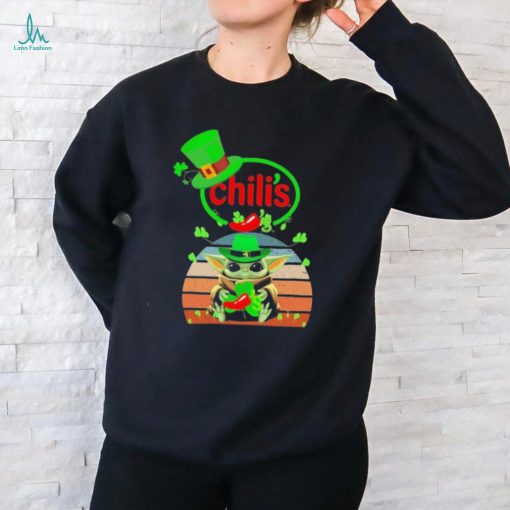 Baby Yoda Chili’s St Patrick’s Day 2024 vintage shirt