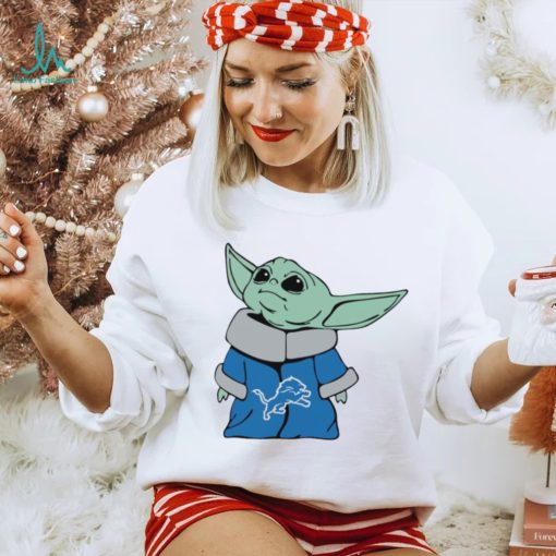 Baby Yoda Detroit Lions shirt