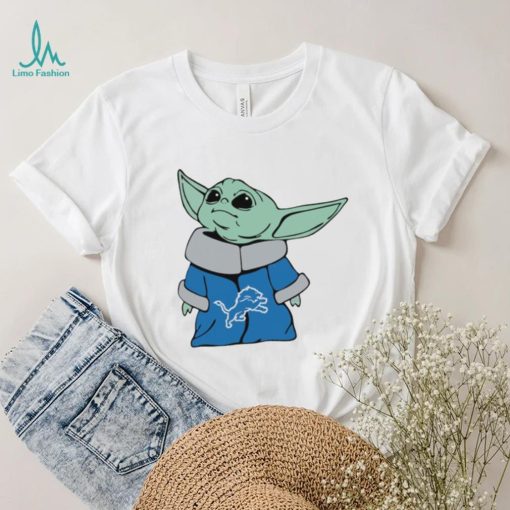 Baby Yoda Detroit Lions shirt