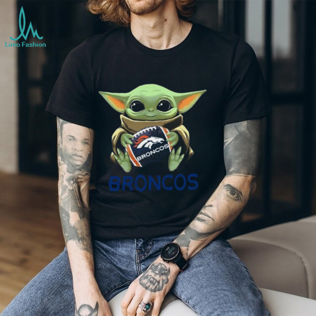 Baby Yoda Hug Denver Broncos T Shirt Baby Yoda Hug Denver Broncos T Shirt