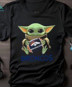 Baby Yoda Hug Denver Broncos T Shirt