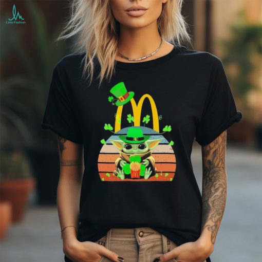 Baby Yoda Mcdonalds St Patrick’s Day 2024 vintage shirt