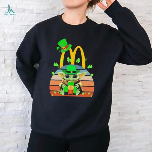 Baby Yoda Mcdonalds St Patrick’s Day 2024 vintage shirt