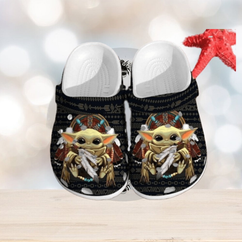 Baby Yoda Native American Unique Gifts For Star Wars Fan Love Independence Us Day Crocs Clog Shoes Star Wars Slippers Adults Classic Movie Gift For Mens Womens Crocs Clogs Baby Yoda Native American Unique Gifts For Star Wars Fan Love Independence Us Day Crocs Clog Shoes Star Wars Slippers Adults Classic Movie Gift For Mens Womens Crocs Clogs