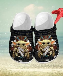 Baby Yoda Native American Unique Gifts For Star Wars Fan Love Independence Us Day Crocs Clog Shoes Star Wars Slippers Adults Classic Movie Gift For Mens Womens Crocs Clogs